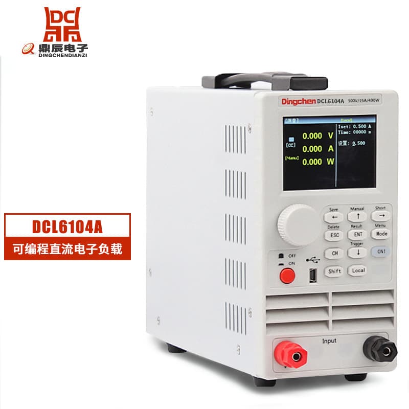 Dingchen Electronic Load DCL6104A 500V/1/400W Fast Charging Test, High Quality, Easy to Use and Affordable