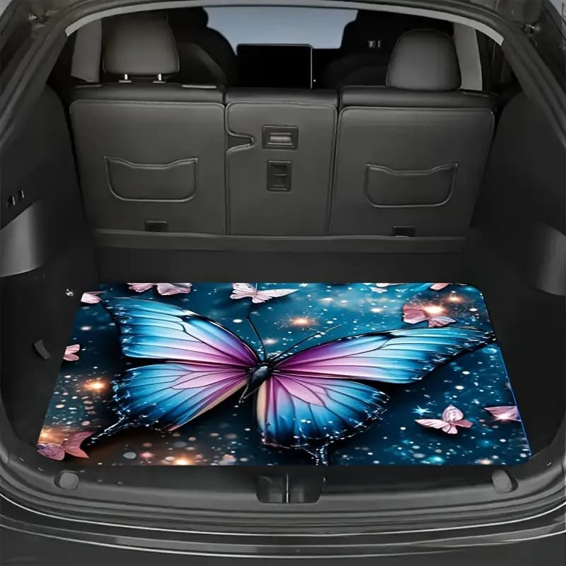 Factory Direct TEMU Drop Shipping New Retro American Car Trunk Mat Dirt-Resistant Wear-Resistant Waterproof Car Floor Mat