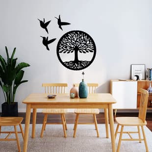 Tree of Life Wall Hanging Resin Mold DIY Hummingbird Big Tree Wall Hanging Decoration Hummingbird Keychain Silicone Mold