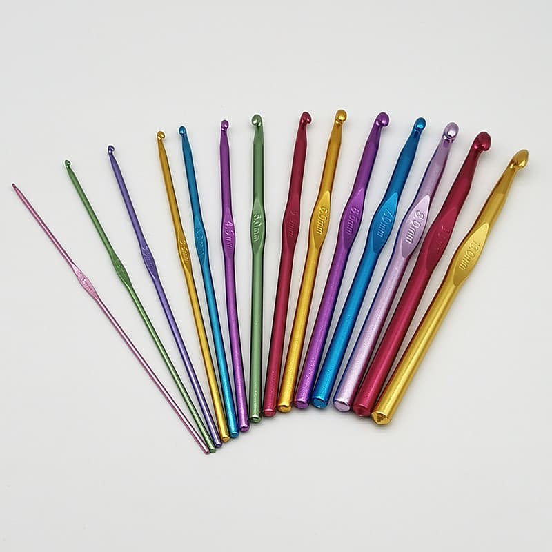 Single-End Crochet Hook Aluminum Oxide Crochet Hook Special Price Clearance Knitting Tool DIY Material Kit