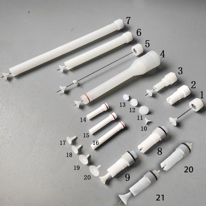 Electrostatic powder spray gun electrode needle, aircraft base, bell mouth, extension rod, gun cap, coating equipment spraying accessories