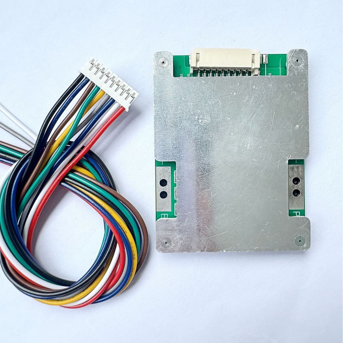8S LiFePO4 Ternary 15A-50A Common Port Protection Board with Cable, Heatsink, Balanced Protection Board