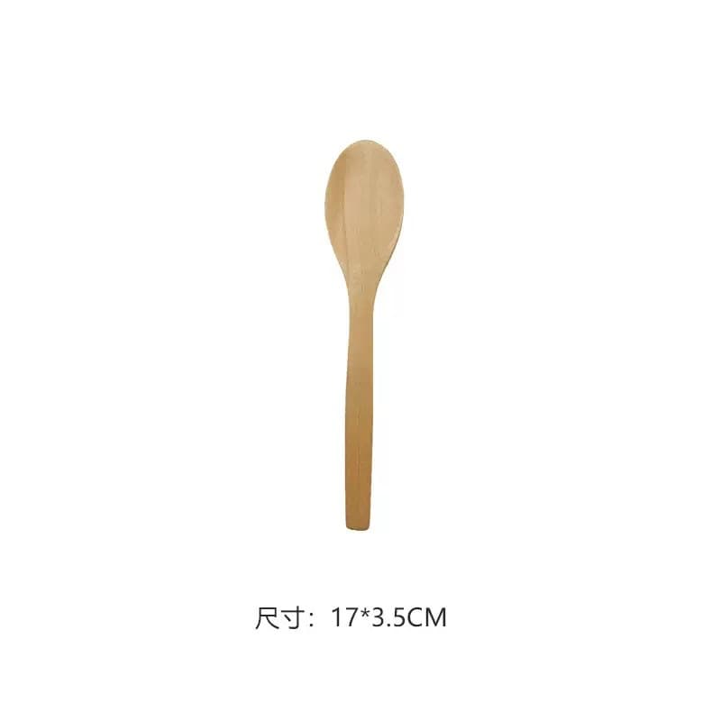 Cross-border Creative Mini Wooden Spoon Long Handle Seasoning Coffee Honey Spoon Food-Grade Wooden Spoon Wholesale Custom