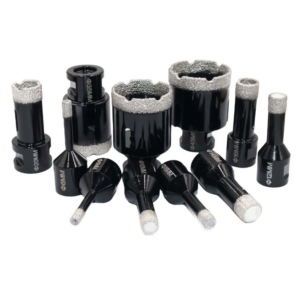 M14 threaded brazing hole opener diamond tile marble ceramic drill glass side marking hole drill bit