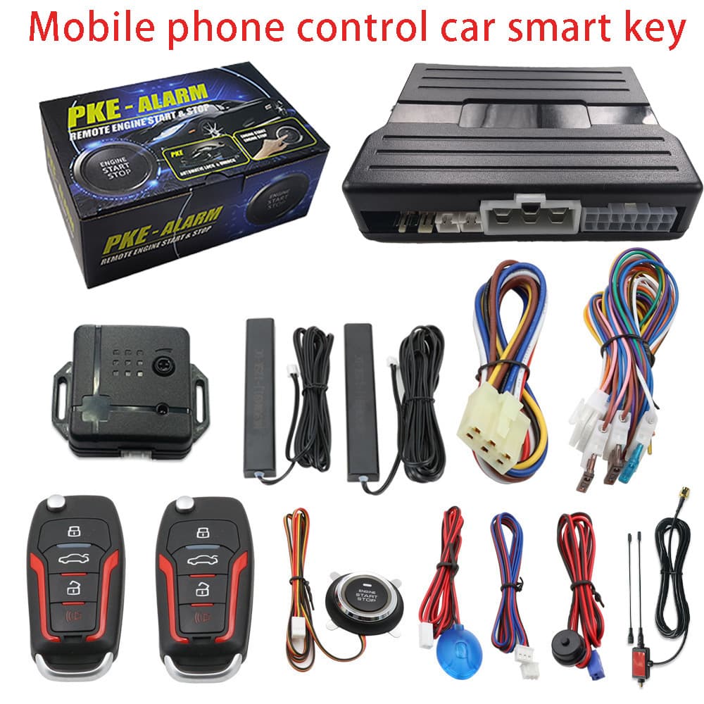 6th Gen A Export Version: One-Key Start Keyless Entry + Remote Trunk Release + Vibration Alarm Dual Flash Central Locking