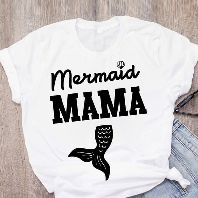 2024 Summer New Funny Letter Short Sleeve T-Shirt Fashion Women's Base Tee Plus Size Top