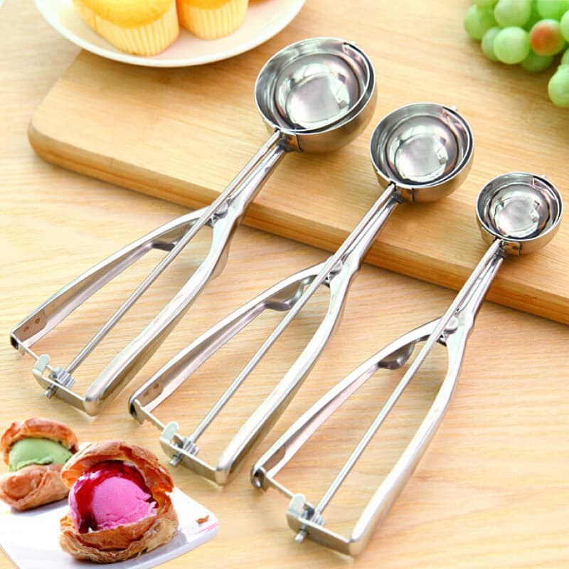 Spot stainless steel ice cream scoop ice cream scoop ice cream scoop scoop fruit scoop ice cream tableware