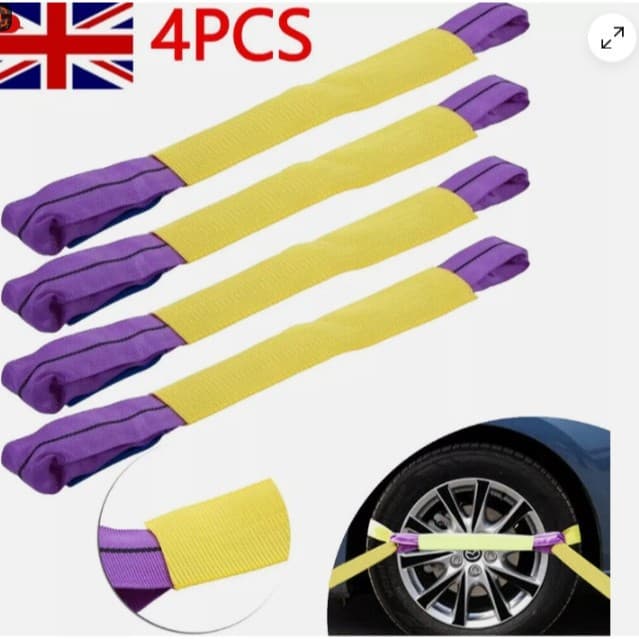 Cross-border wholesale trailer rope tire tensioner snow desert mud emergency trailer with off-road escape rope