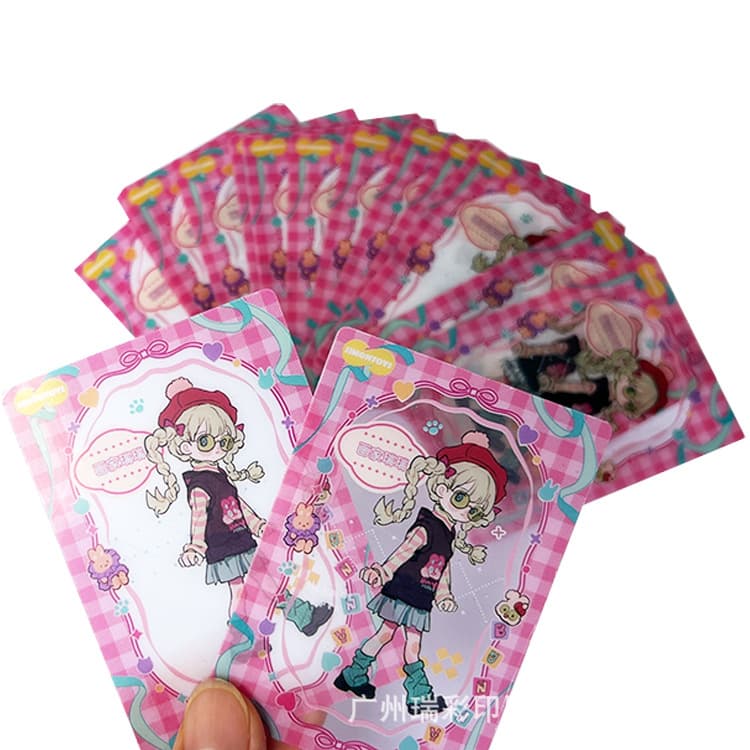 Polaroid card transparent card pet transparent card custom peripheral animation cartoon postcard pvc transparent card custom printing