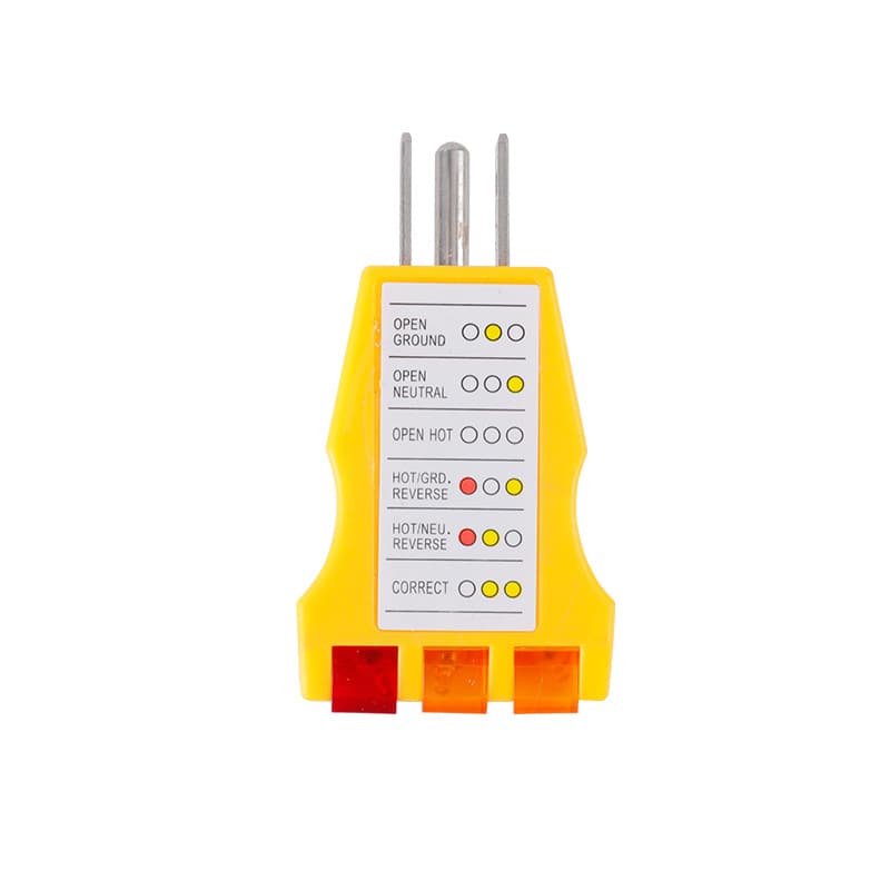 US Standard Outlet Tester 3-Prong Power Test Aid 3-Wire Receptacle Safety Checker Insulation