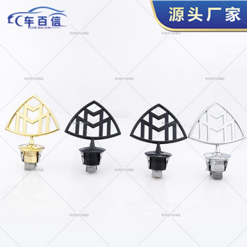 For Mercedes Hood Standing Star Maybach Engine Hood Car Emblem W210 W221 Front Hood Badge W212 W204