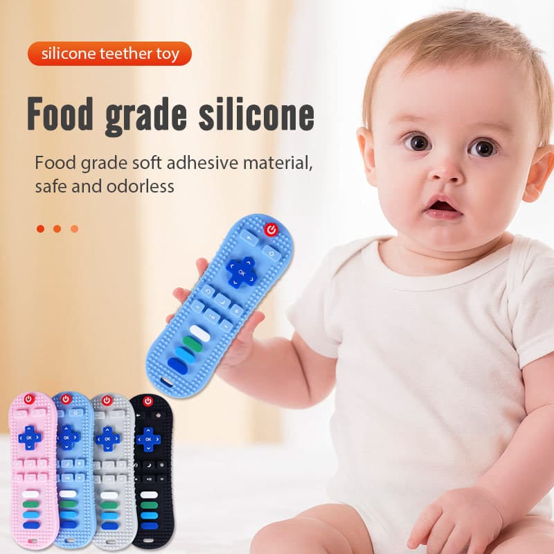 Customized Soft Baby Teething Toys Silicone Baby Remote
