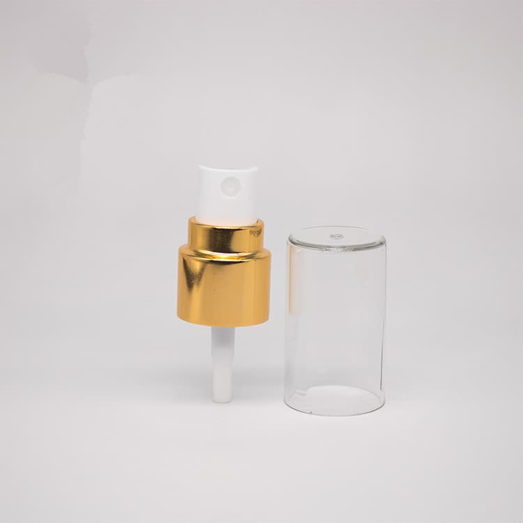 20 Teeth 10 Teeth 20 Teeth Gold Electrochemical Aluminum Stepped All-Inclusive Chicken Mouth Foundation Honey Pump Head Perfume Spray Pump Head