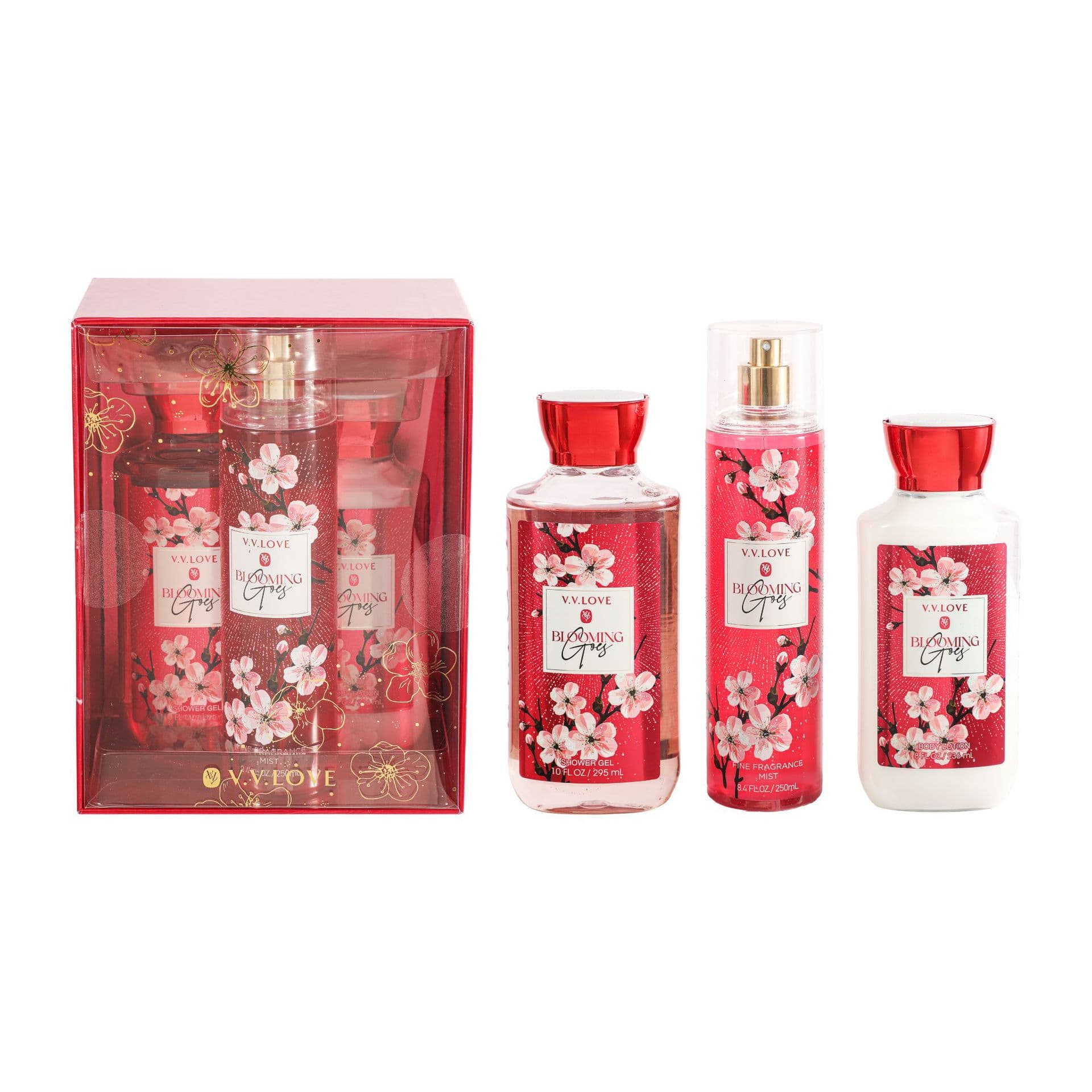 Perfume Body Spray Body Lotion Shower Gel Gift Box 3-Piece Set, Holiday Gift Set, Wholesale, Long-lasting Fragrance