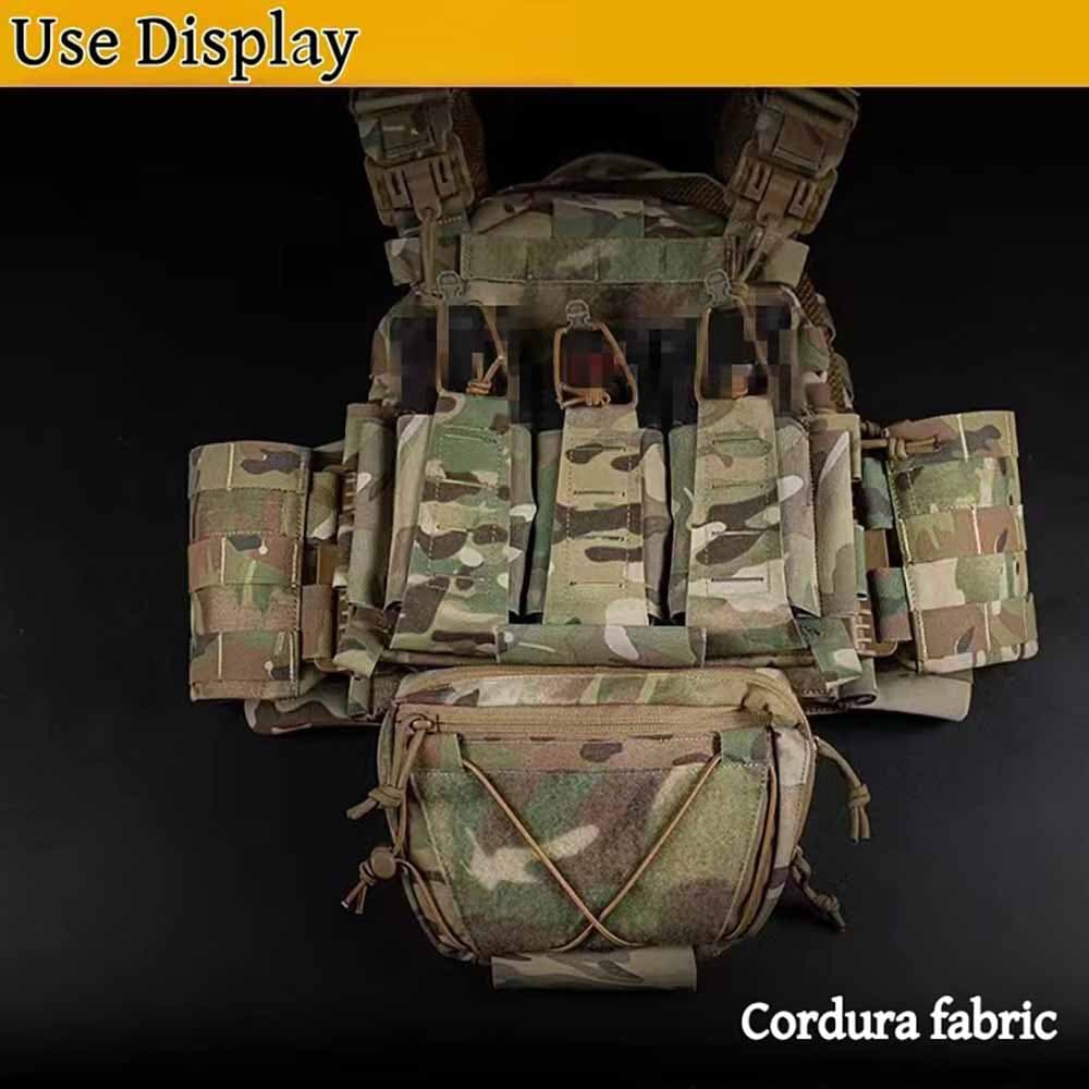 WOSPORT Tactical Vest Lower Abdomen Quick-Release Assaulter Tactical Under-Mount Bag, Multi-Functional Dual-Use Current-Issue Shoulder Bag