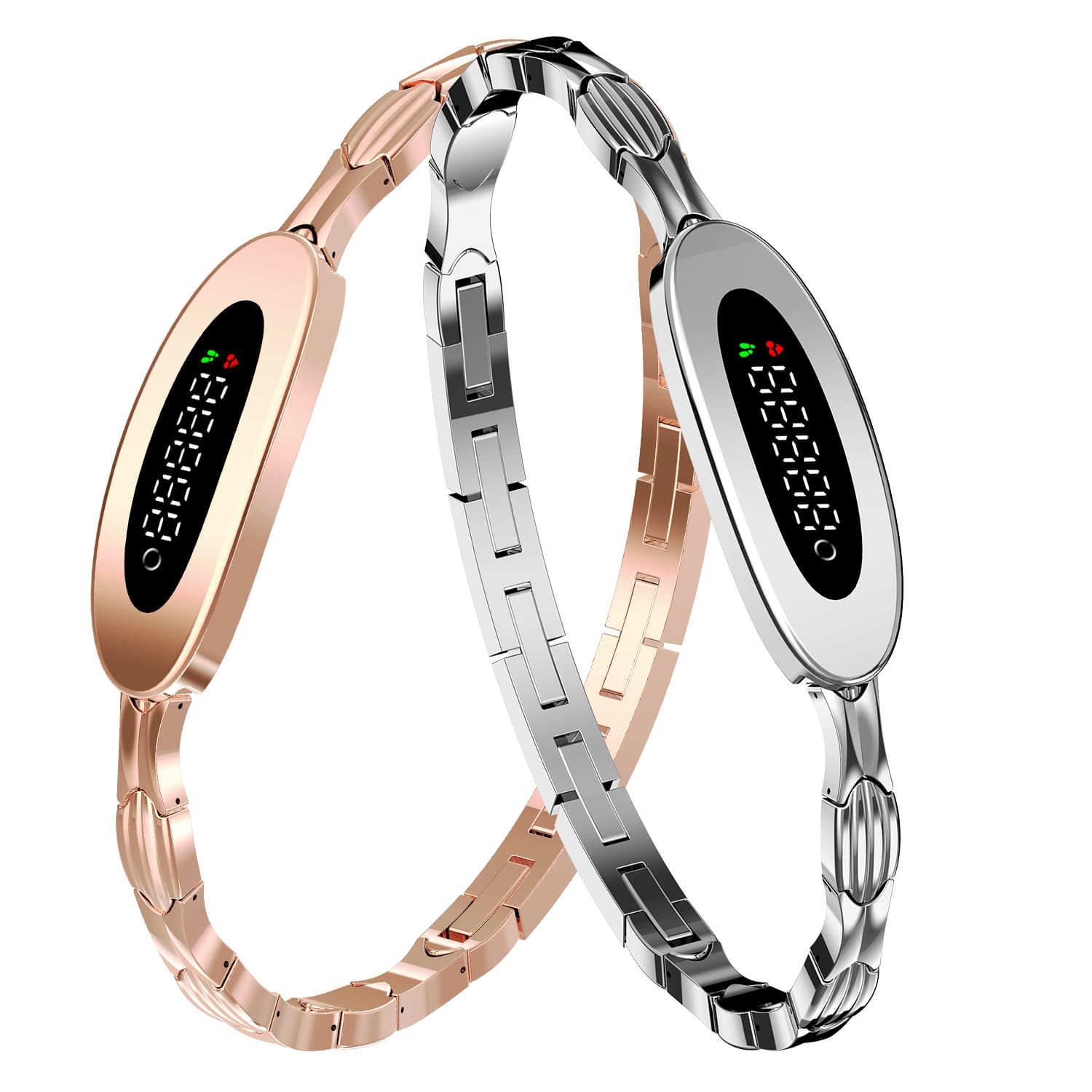 2025 New Cross-Border Product: S9 Smart Bracelet, Waterproof, Sports Pedometer, Heart Rate Monitor, Women's Bangle Gift