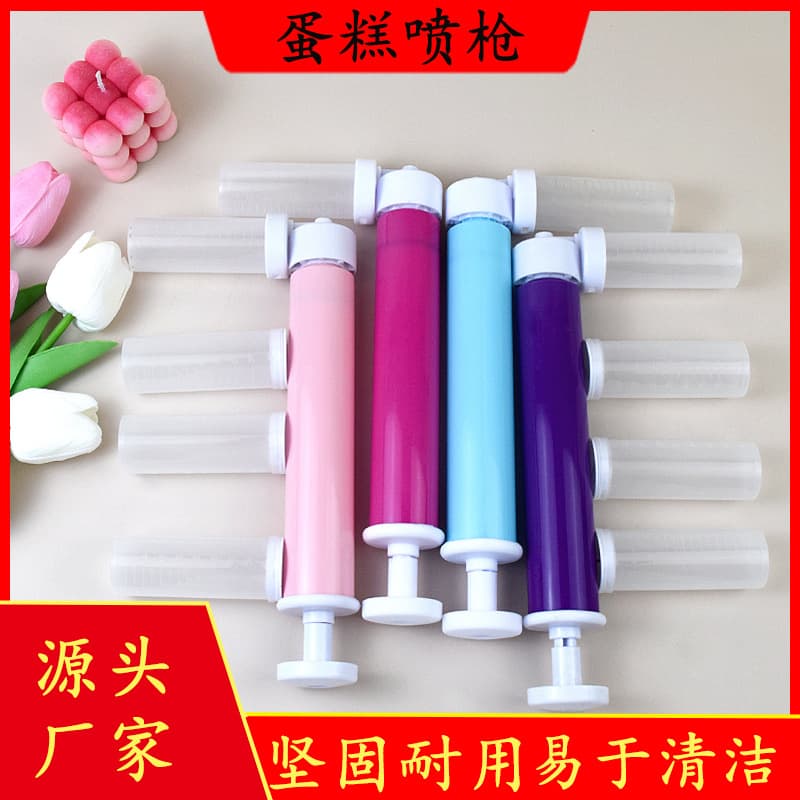 Manual airbrush cake spray tube creative dessert coloring duster baking decoration tool diy baking mold