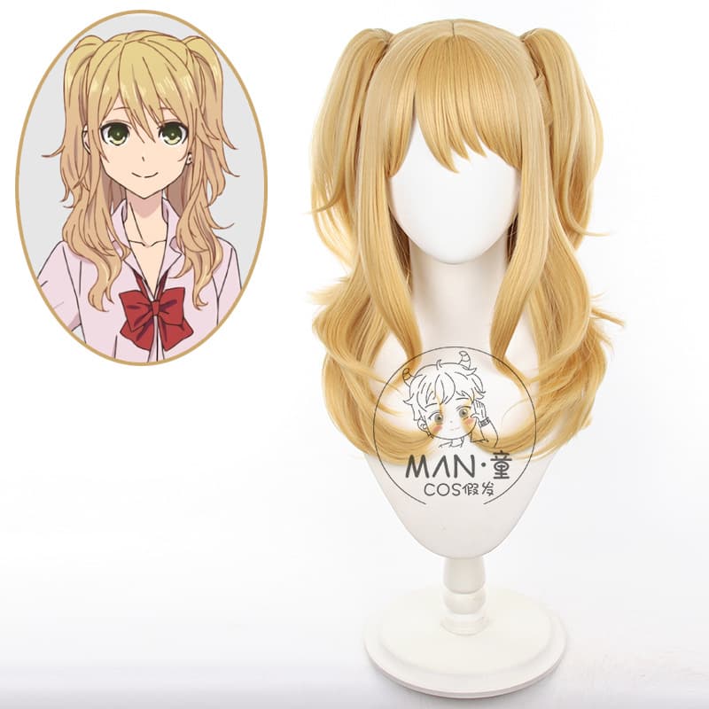 Citrus Blue Original Orange Cosplay Wig Fragrant Clothes Blue Bud Partition Tiger Clip Factory Direct Sales Anime Real Show Mech