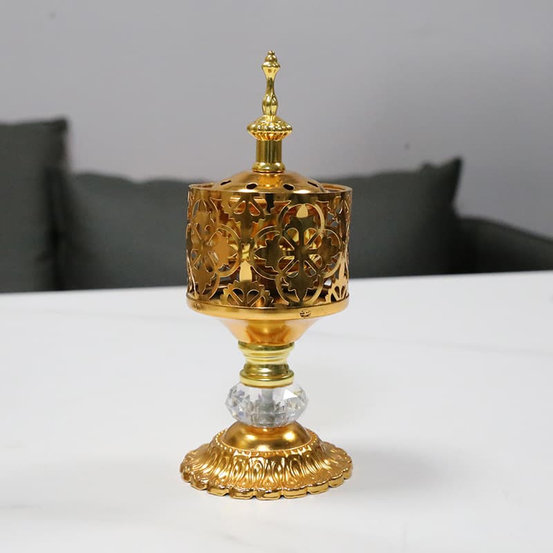 Creative Hollow Metal Incense Burner Desktop Aromatherapy Burner Middle East Incense Office Culture
