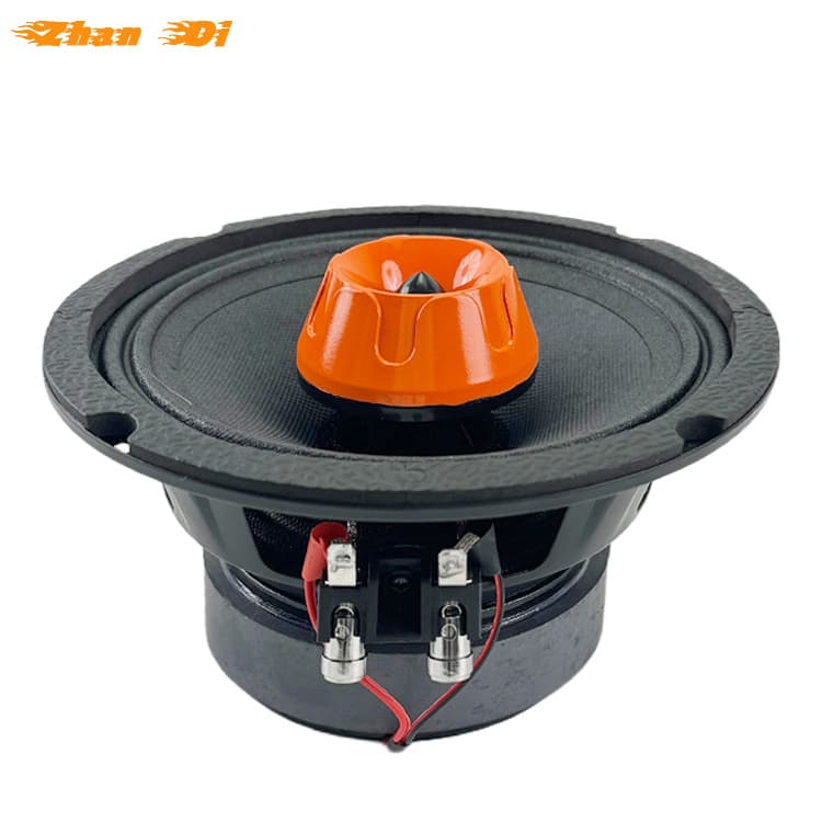 Car Modification Speaker 6.5-inch Audiophile Coaxial Speaker Full-Range Paper Cone Vocal Speaker Heavy Bass