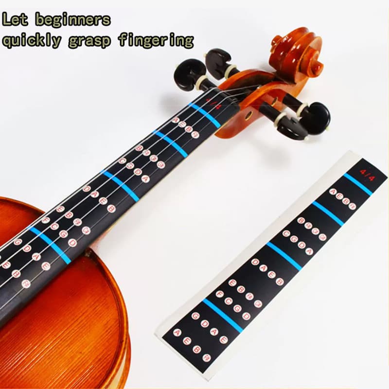 Violin scale stickers help beginners quickly familiarize themselves with scale position stickers