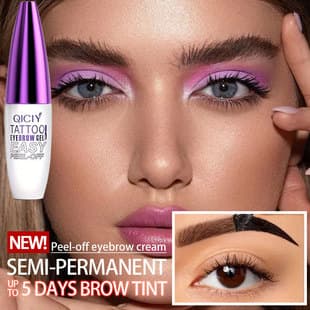 Cross-border exclusive QICIY peel-off brow tint, semi-permanent eyebrow pencil, waterproof, sweat-resistant, natural long-lasting peel-off brow gel