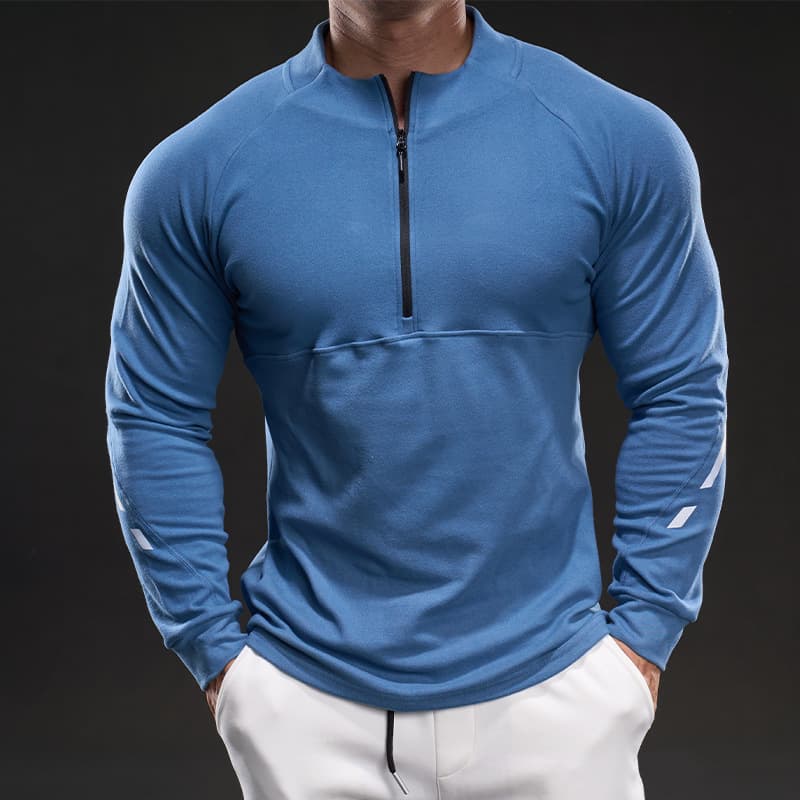 Tough Muscle Long Sleeve Men's T-Shirt 2026 Stretch Training Wear Casual Running Fitness Outdoor Sports T-Shirt for Men