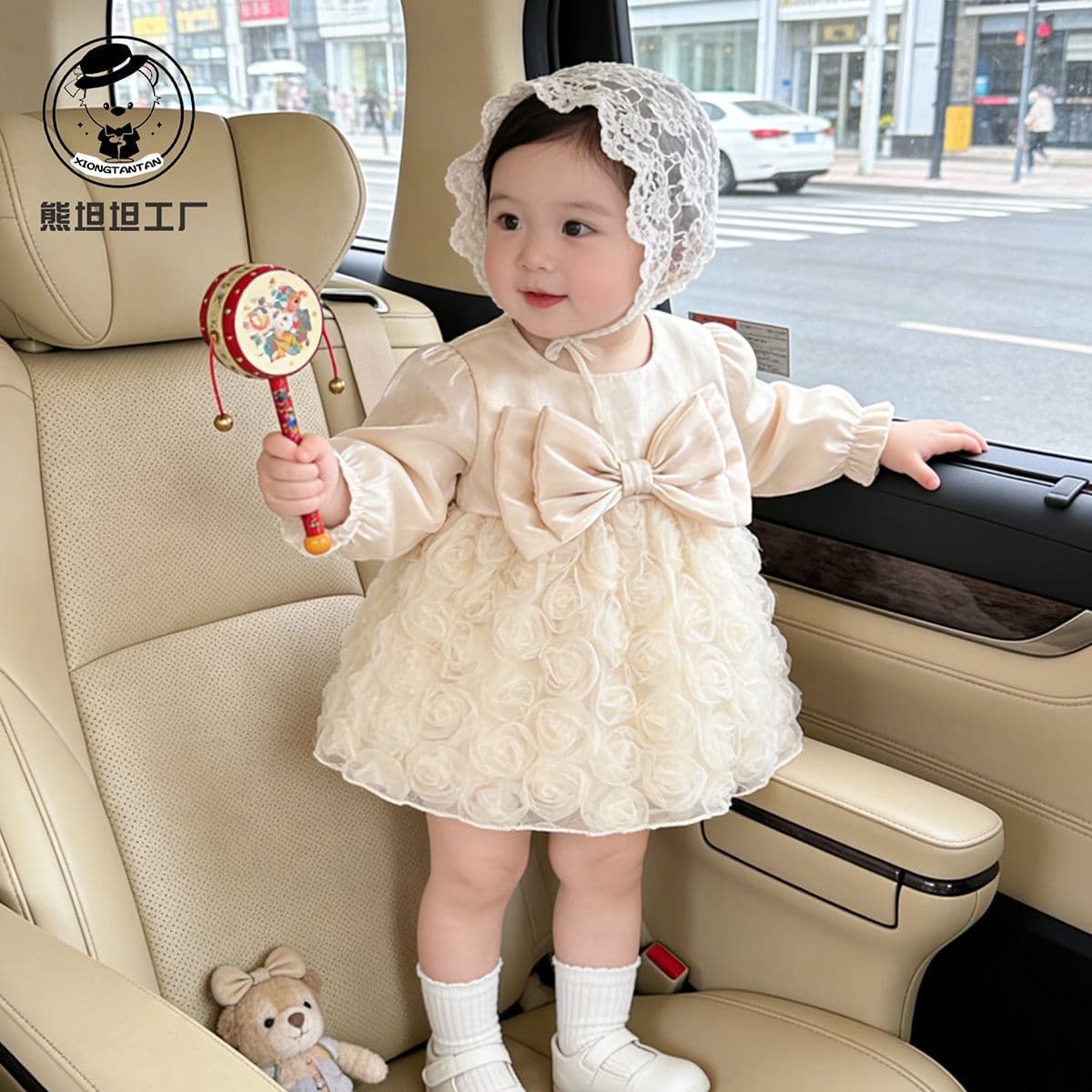 Baby Clothes, Spring and Autumn Outfits, One-Piece Dresses, Tutu Skirts, Dresses for Young Girls, Full Month and 100-Day Celebration Dresses, Princess Dresses