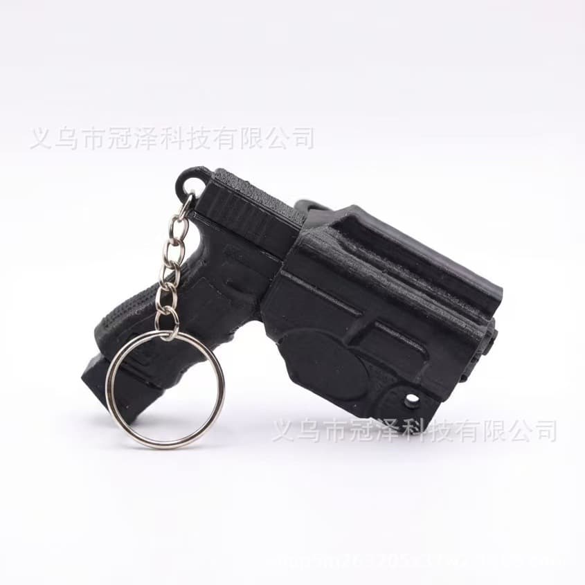 Cross-border popular pistol keychain Tactical Style Men'S Keychain creative mini pendant