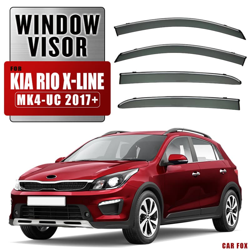 KIA Rio Window Visor Rain Guard