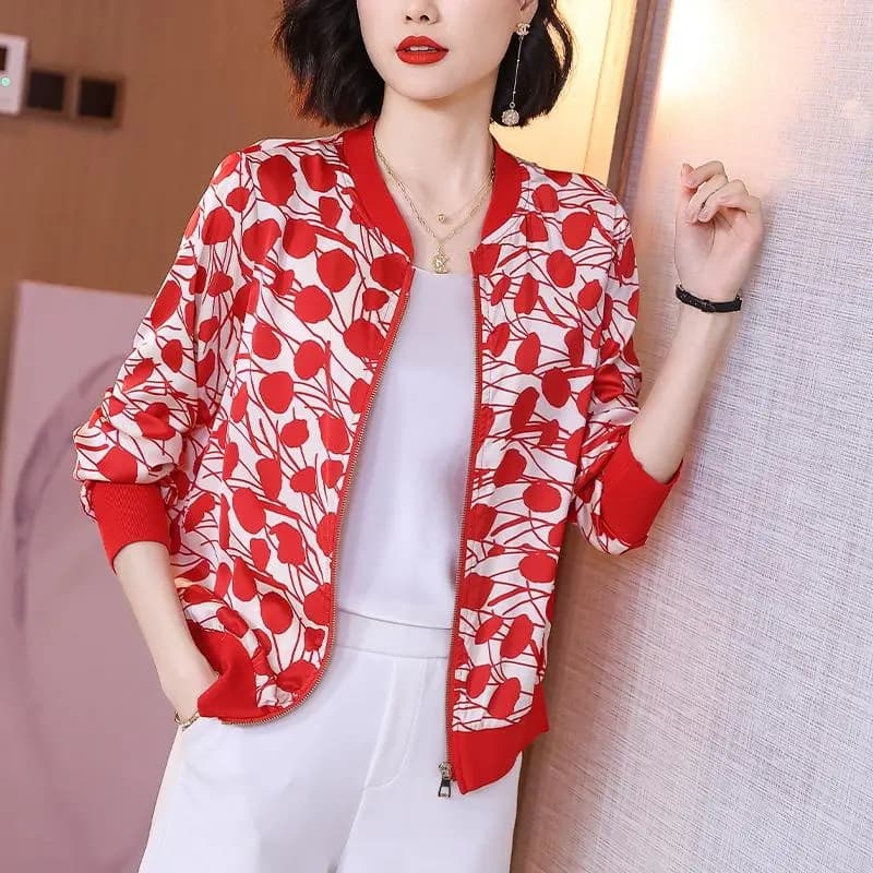 Chiffon Lightweight Jacket for Women 2024 Spring Summer New Korean Loose Long Sleeve Sun Protection Coat Women's Fashion Ins