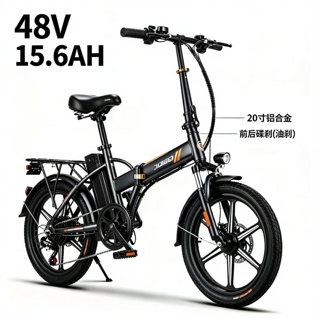 Cross-border Small Folding Electric Bike 20 Inch Commuter Lithium Battery 250W Electric Assist Bicycle