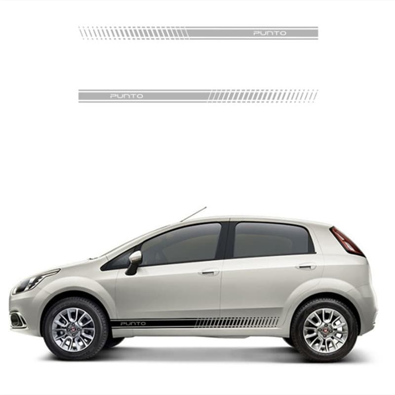 Suitable for Fiat FIAT Punto Abarth side skirt decorative stickers car stickers pull-up car stickers a1005
