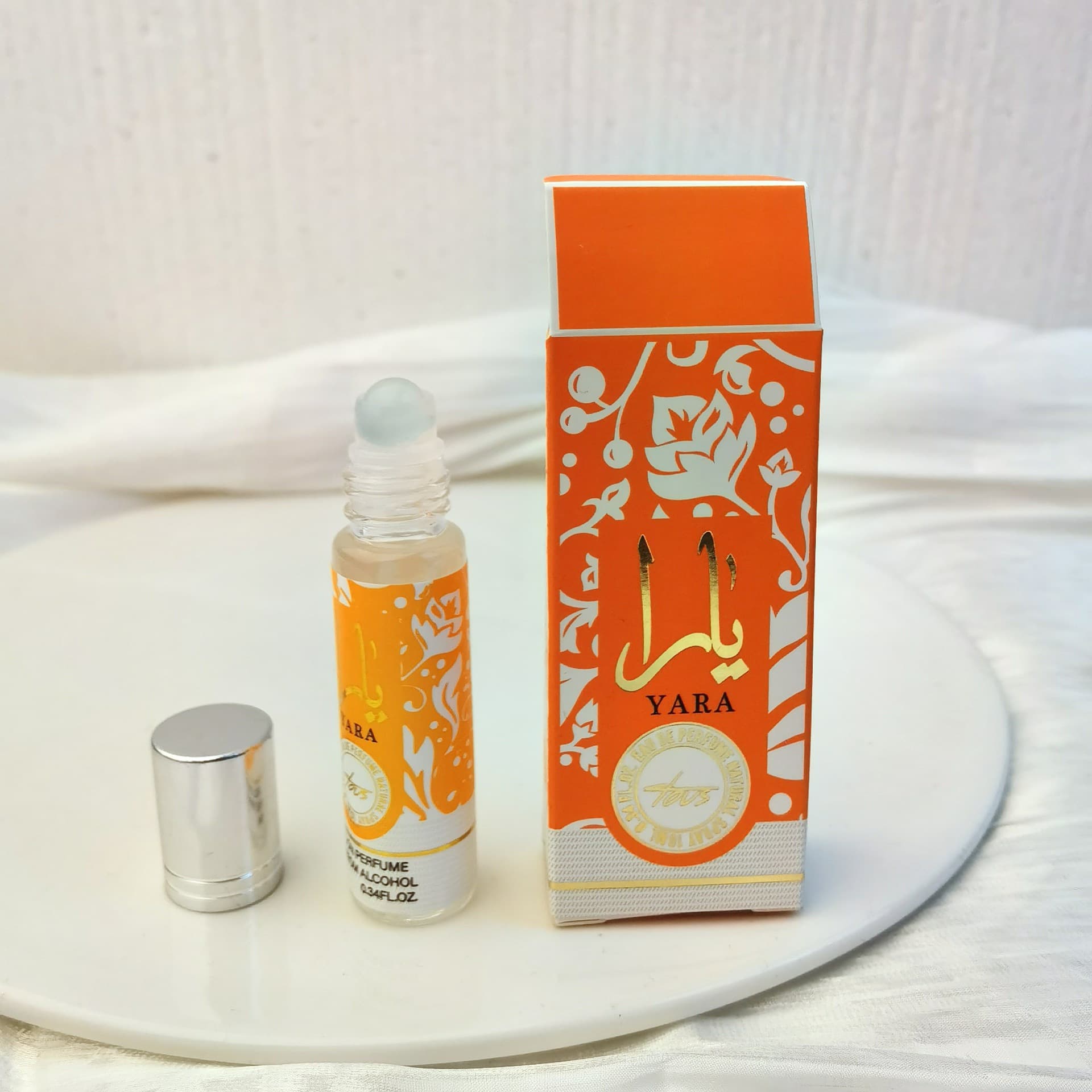 Yara Roll-On Perfume 10ml Portable Mini Perfume Designer Sample Fresh Natural Women's Fragrance Long-Lasting Scent