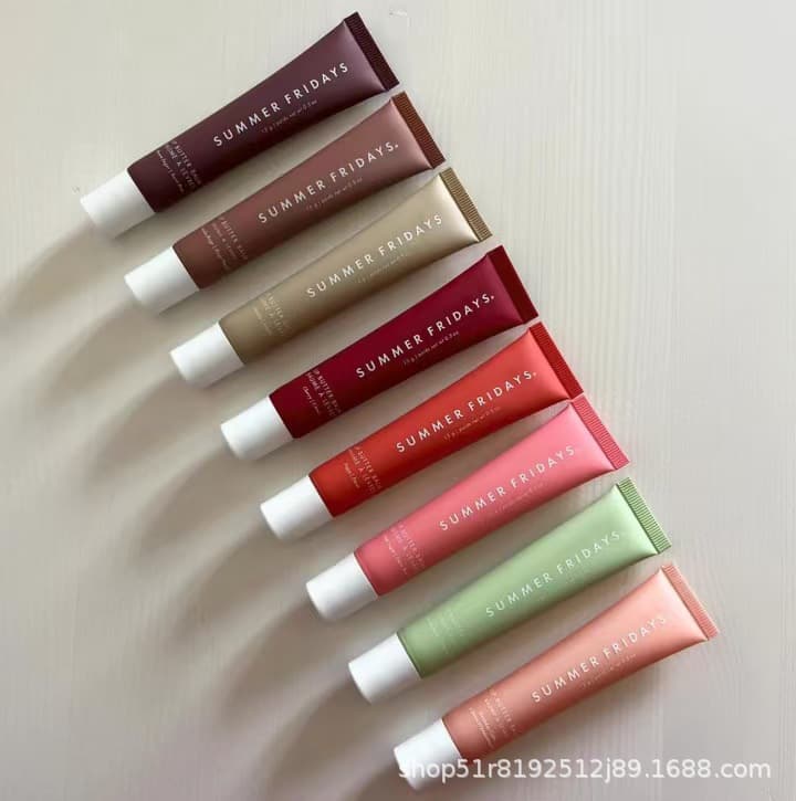 Popular summer Fridays lip balm lip moisturizing lip oil colored lip balm lip butterbalm
