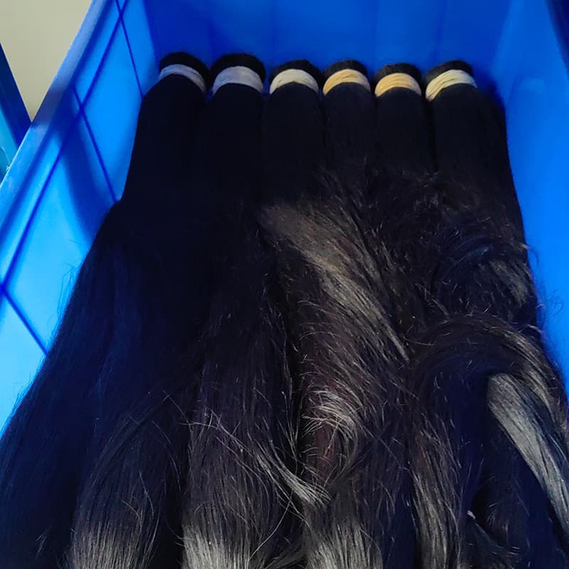 Real Human Hair Crystal Hair Extensions, Hand-Crocheted Wig Materials, Long Straight Hair That Can Be Permed and Dyed, 6D 8D Feather Hair Extensions