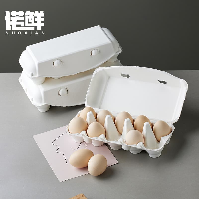 Egg Packaging Boxes, Pulp Egg Trays, Eco-friendly Pineapple Cake Packaging Paper Trays, Shockproof Transport Degradable Storage Boxes