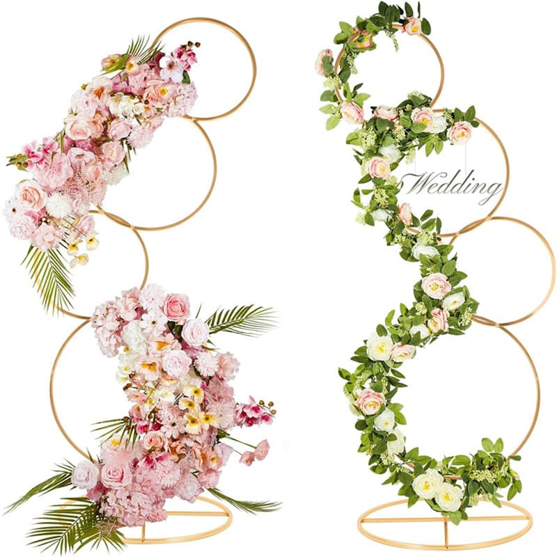 Wedding props stage background decoration stand wedding area celebration party balloon arch bracket road guide scene layout