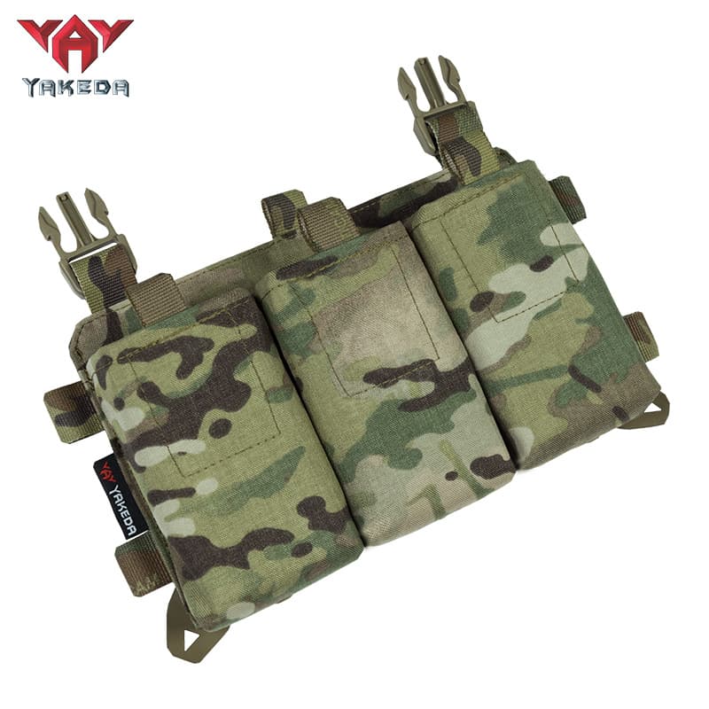 Yakoda tactical accessories triple front panel modular attack front panel 556/762 universal quick release sleeve
