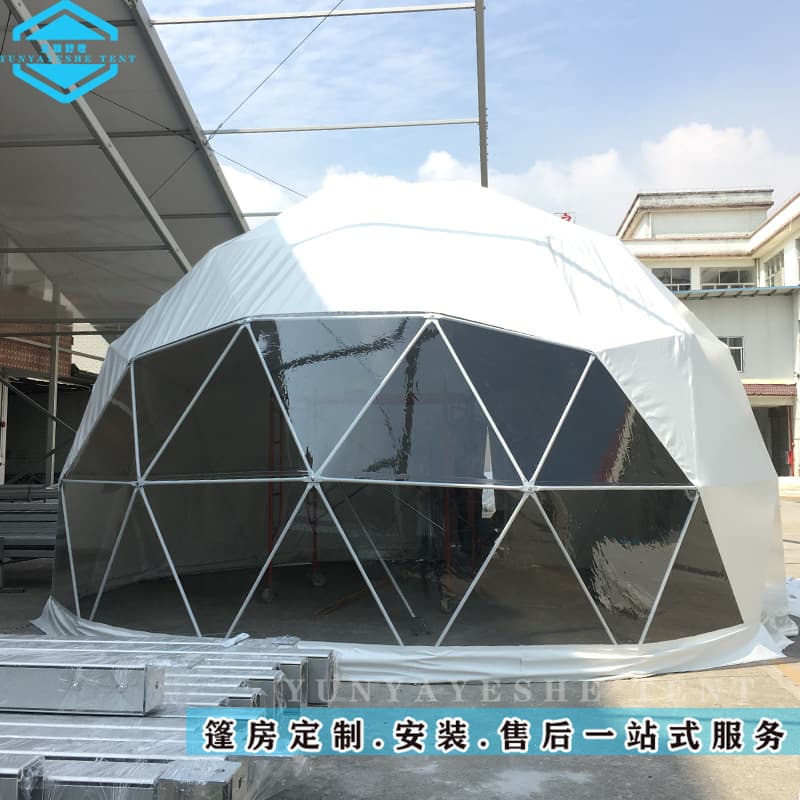 Manufacturer's outdoor starry sky tent, wild luxury park, bed and breakfast, camping, scenic spot, camp, hotel spherical tent, door-to-door installation
