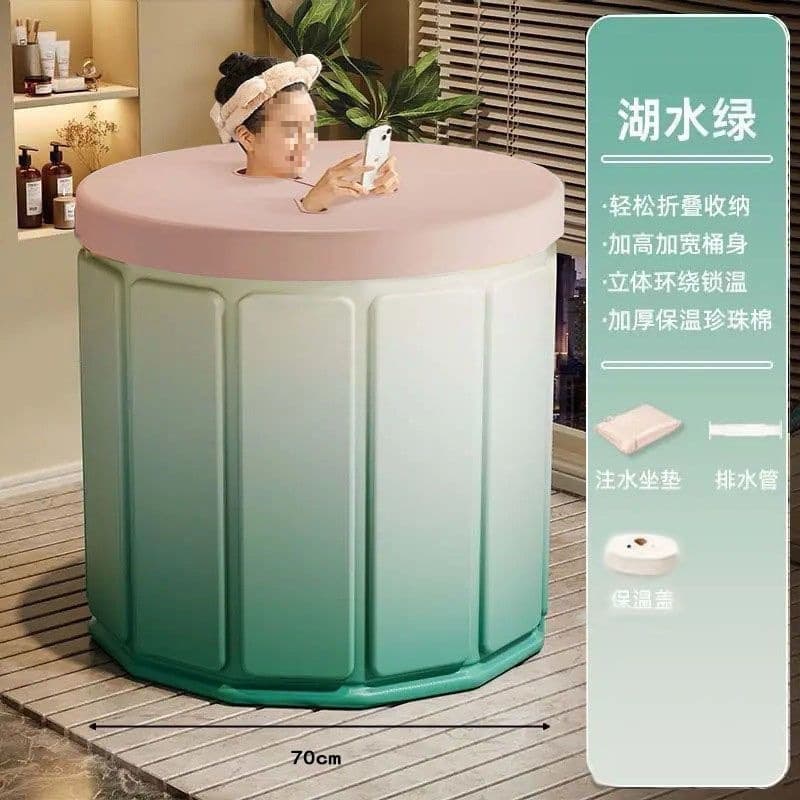 Adult folding bath tub, household children's bath tub, baby sitz bath, bathtub, full body bath tub