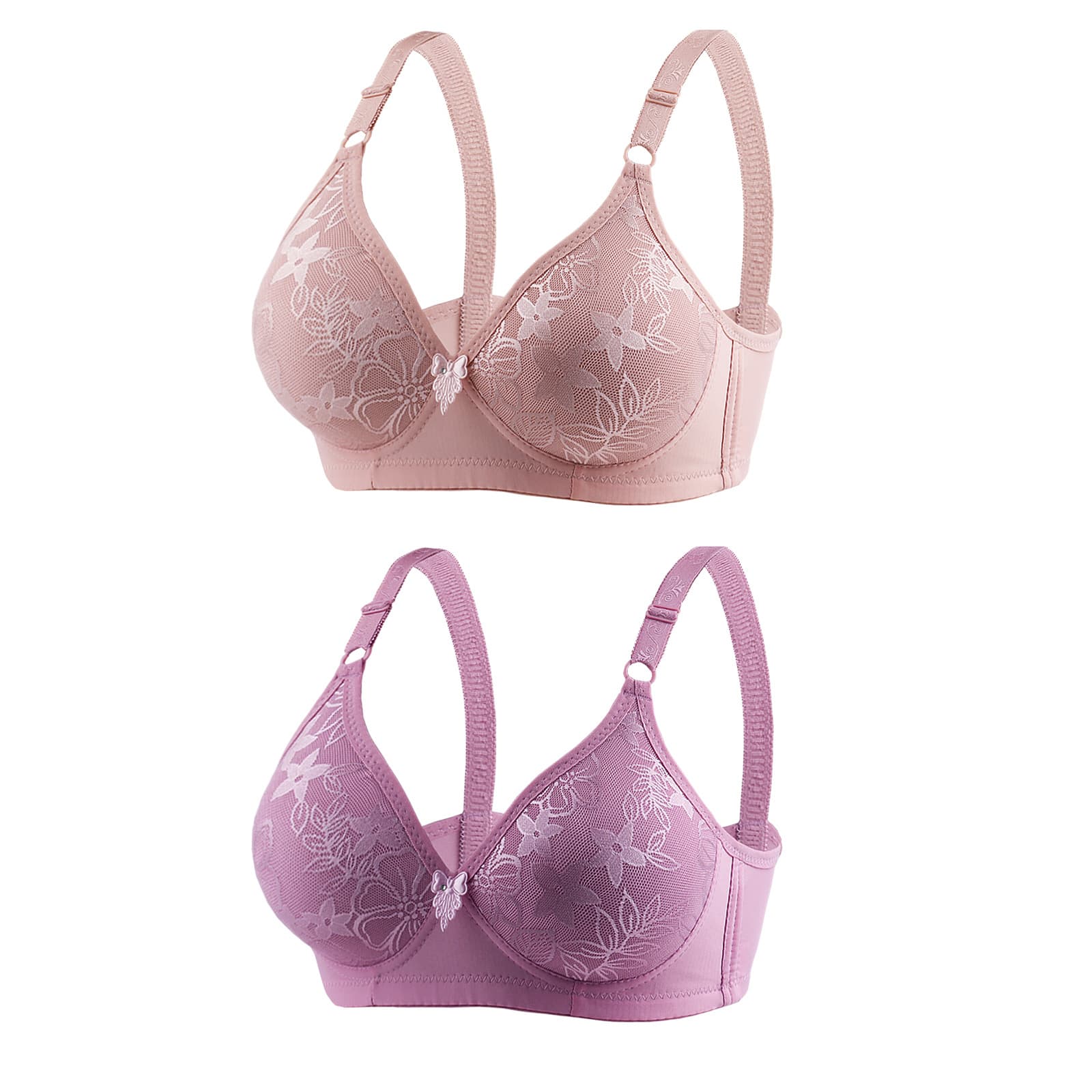 New Women's Wireless Bra for Middle-aged and Elderly, Thin Adjustable Push-up, Sexy Comfortable Bra