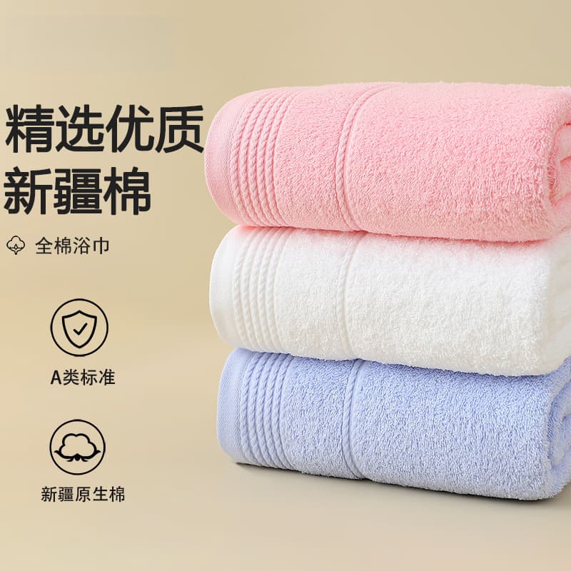 Galaby Pure Cotton Bath Towel 2025 New Style, Thickened All-Cotton Quick-Dry Large Wrap for Adults, Home Use