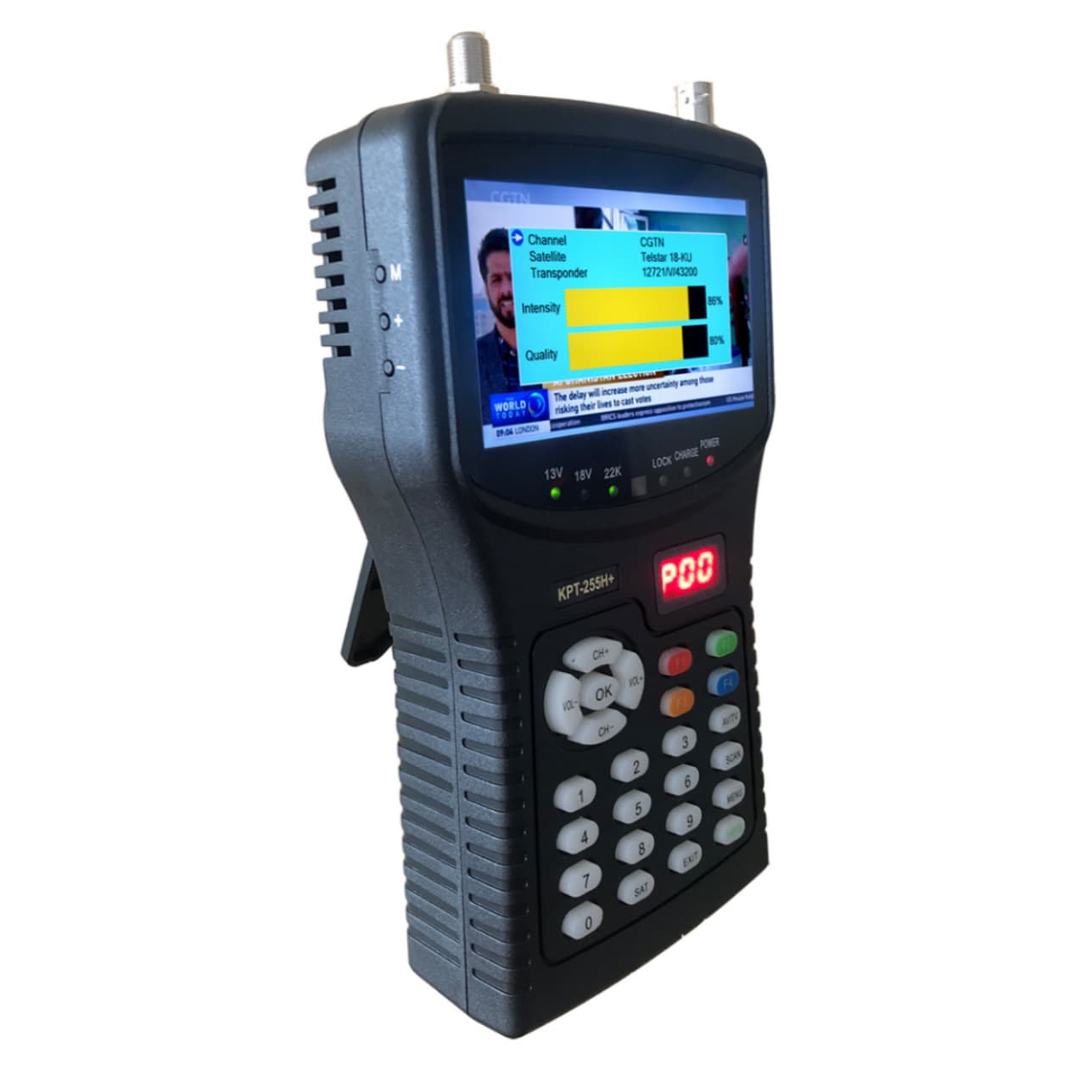 4.3-inch Handheld Engineering Tester/SATFinder KPT-255H+TVI/AHD Camera Tester