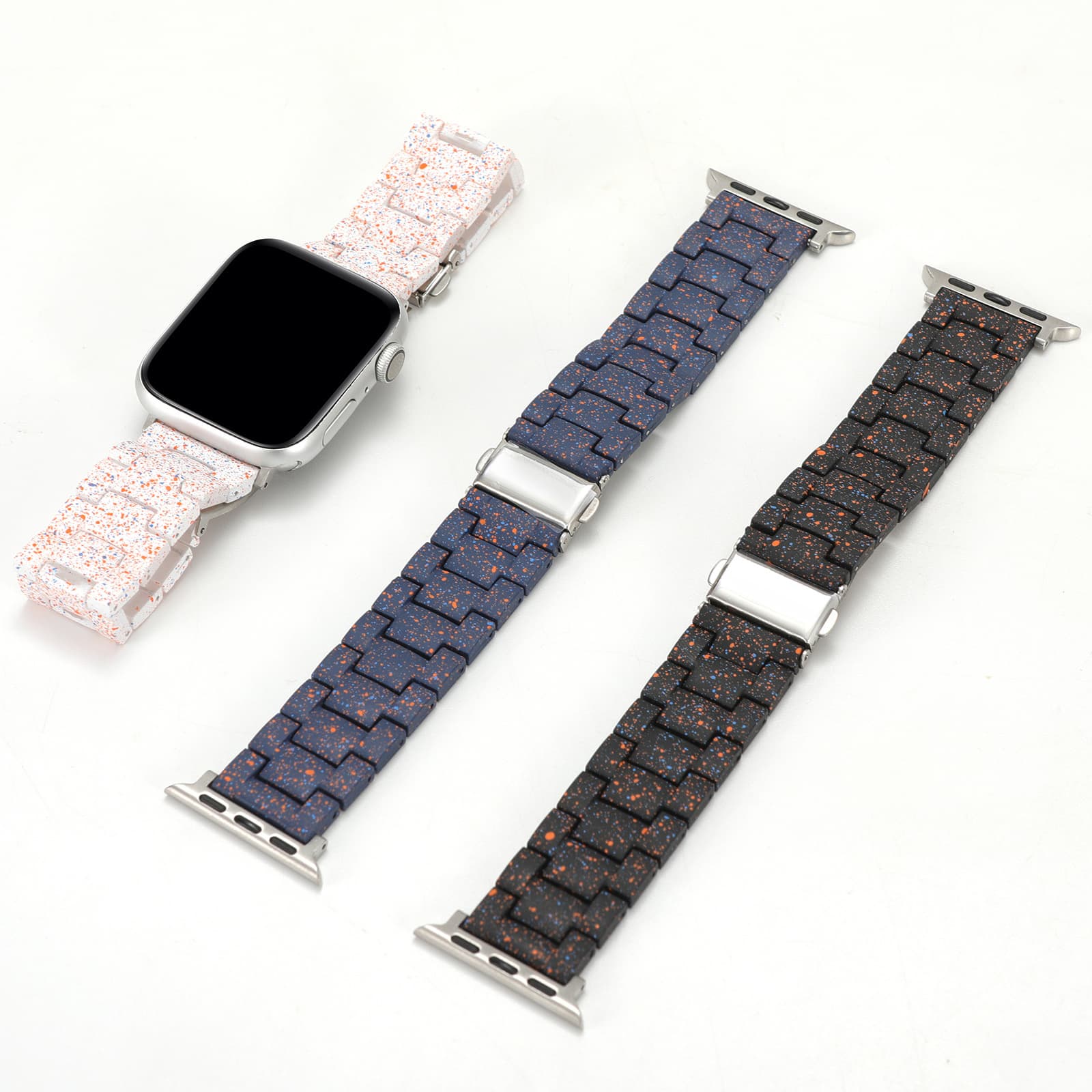Compatible Apple Watch Series 11 Band, Apple Three-Resin Watch Band for SE3, Apple 11 Band