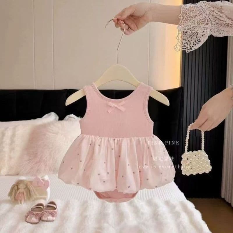 Korean children's clothing summer new sweet little princess sleeveless skirt and stylish little dress