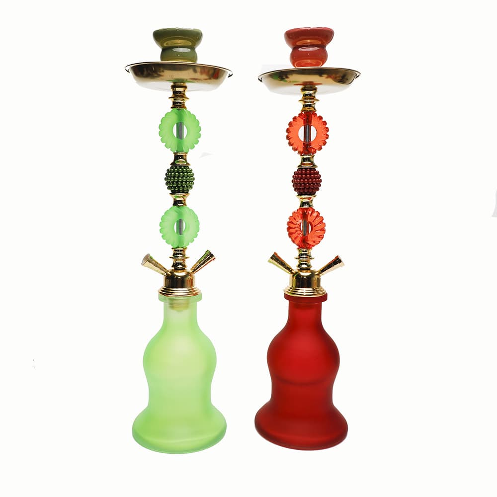 Brand new popular Arabian hookah double-tube medium-sized full set bar ktv special hookah tobacco material shisha