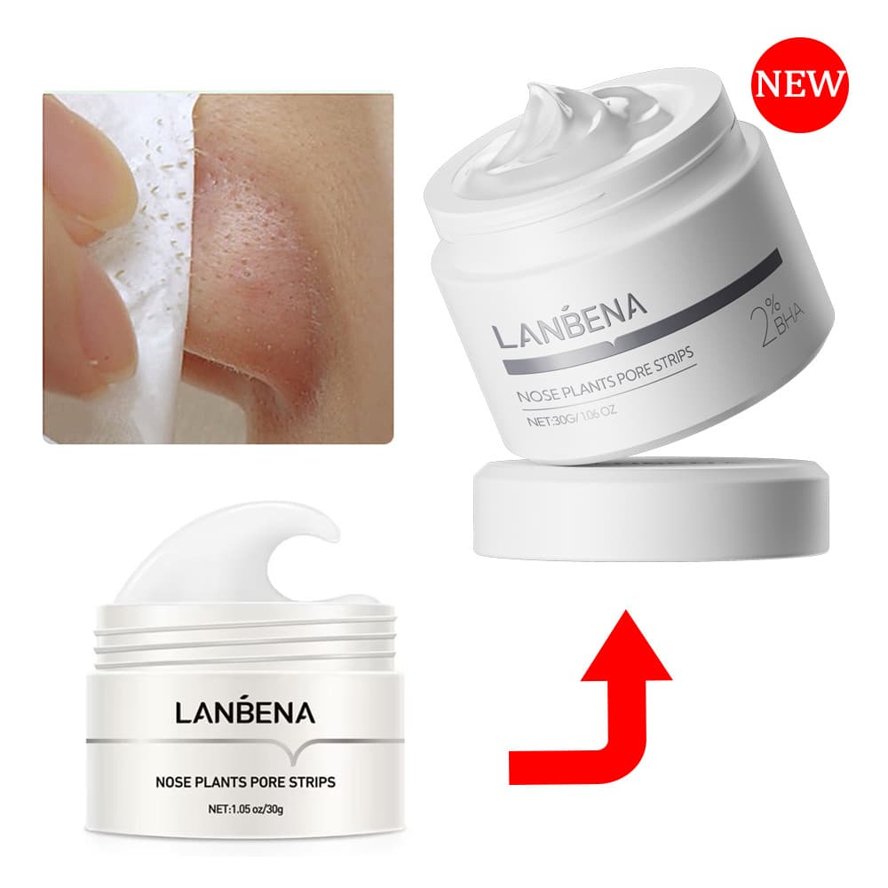 LANBENA Blackhead Nose Mask with 60 Sheets, Pore Strips for Blackhead Removal