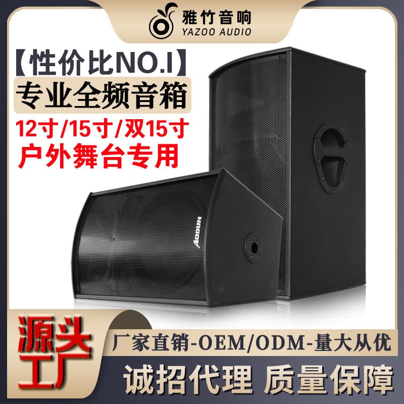 Home KTV Audio System Package, Karaoke Dedicated Single 12-Inch Full-Range Speaker Set, Full-Range Amplifier with Karaoke Player