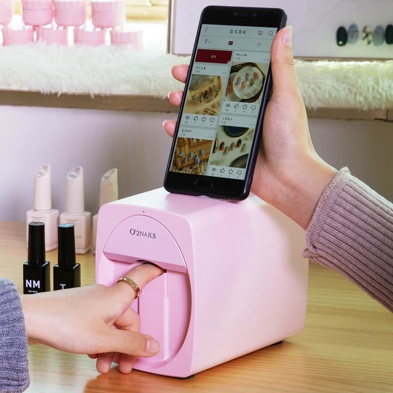 Smart Nail Art Printer for Export, Fully Automatic Nail Machine 3D Nail Printer for Wearable Nails